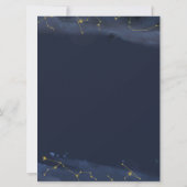 ナイトアンダーザスターズスウィート16誕生日招待状 招待状 (裏面)