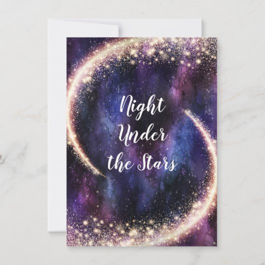 ナイトアンダーザスターズ招待状 招待状 (裏面)