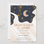 ナイトアンダーザスターズ誕生日招待状 招待状 (正面)