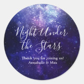 ナイトアンダーザスターズ銀河系 ラウンドシール (正面)