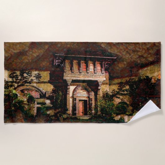 ナイトインシャングリラビーチタオル ビーチタオル (正面)