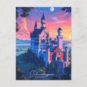 ナイトインシュヴァンガウドイツトラベル ポストカード (正面)