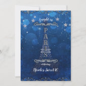 ナイトインパリスザスターズブルーシルバーパーティー 招待状 (正面)