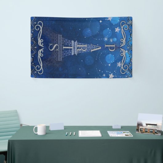 ナイトインパリスザスターズブルーシルバーパーティー 横断幕 (トレードショー)