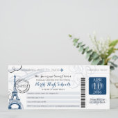 ナイトインパリススクールプロム 招待状 (スタンド正面)