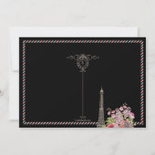 ナイトインパリスプロム招待状 招待状 (裏面)