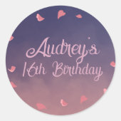 ナイトインパリ誕生日 ラウンドシール (正面)