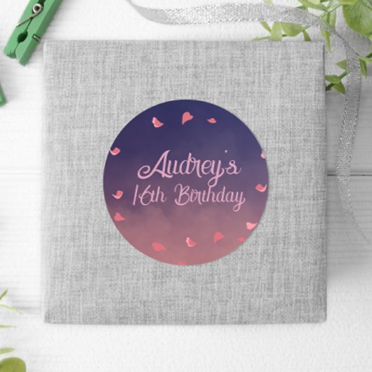 ナイトインパリ誕生日 ラウンドシール