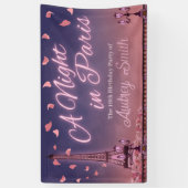 ナイトインパリ – 誕生日 横断幕 (縦)