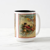 ナイトウィズクリスマスヴィンテージサンタマグ ツートーンマグカップ (正面右)