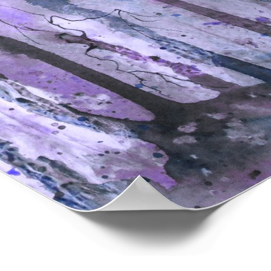 ナイトウィルズミックスメディアプリント ポスター (角)