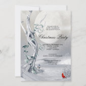 ナイトウィンターシーナリー&深紅色クリスマスパーティー 招待状 (正面)