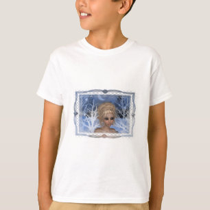 ナイトウィンタータイム小妖精や小人デザイン Tシャツ