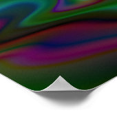 ナイトウィンド抽象芸術アート ポスター (角)