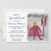 ナイトウィークリスマスパーティーイベント招待状 招待状 (正面)