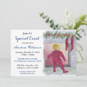 ナイトウィークリスマスパーティーイベント招待状 招待状 (スタンド正面)