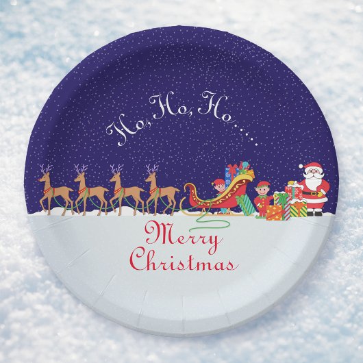 ナイトウィークリスマス紙プレート ペーパープレート