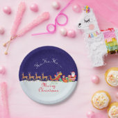 ナイトウィークリスマス紙プレート ペーパープレート (パーティー)