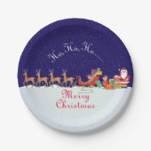 ナイトウィークリスマス紙プレート ペーパープレート (正面)