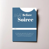 ナイトウィーソイリーパステルブルーデザイン 招待状