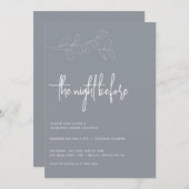 ナイトウィーブリーフリハーサルディナー招待状 招待状 (正面/裏面)