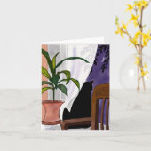 ナイトウォッチのノートカード カード (黄色い花)