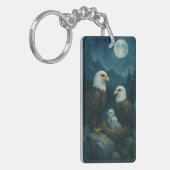 ナイトウォッチ – 星の下のイーグル家族 キーホルダー (正面左)