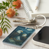 ナイトウォッチ – 星の下のイーグル家族 キーホルダー (正面右)