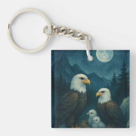 ナイトウォッチ – 星の下のイーグル家族 キーホルダー