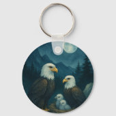 ナイトウォッチ – 星の下のイーグル家族 キーホルダー (正面)