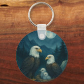ナイトウォッチ – 星の下のイーグル家族 キーホルダー (正面)