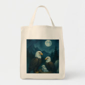 ナイトウォッチ – 星の下のイーグル家族 トートバッグ (正面)
