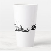 ナイトウォッチ、簡単息 カフェラテマグ (正面)