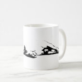 ナイトウォッチ、簡単息 コーヒーマグカップ (正面右)