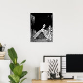 ナイトウォーク – Vintage Image ポスター (ホームオフィス)