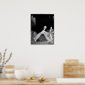 ナイトウォーク – Vintage Image ポスター (キッチン)