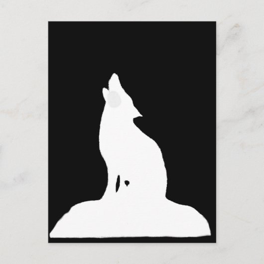 ナイトウルフ ポストカード (正面)