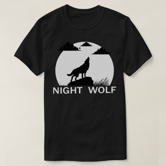ナイトウルフ Tシャツ (デザイン正面)
