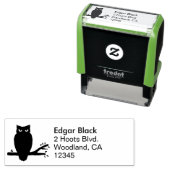 ナイトウ不気味ルシルエット差出人住所 セルフインキングスタンプ (インサイチュ)