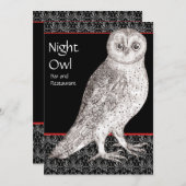 ナイトウ広告ルのカード又はパーティの招待状 招待状 (正面/裏面)