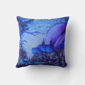 ナイトウ絵を描ルの"16 X "16装飾用クッション クッション (裏面)