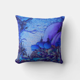 ナイトウ絵を描ルの"16 X "16装飾用クッション クッション