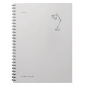 ナイトオウル ダークアカデミア 学術的 ノートブック (正面)