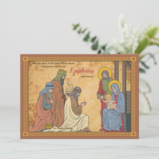 ナイトオブエピファニーホリデーカード 招待状 (スタンド正面)