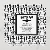 ナイトオブフィアこうもりハローウィンパーティ招待状 招待状 (正面/裏面)