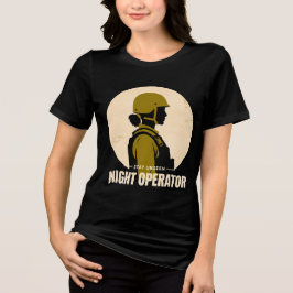 ナイトオペレーターヴィンテージ　ウィメンズタクティカルTシャツ トライブレンドＴシャツ