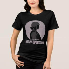 ナイトオペレーターヴィンテージ レディースタクティカルTシャツ トライブレンドＴシャツ
