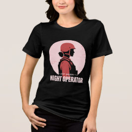 ナイトオペレーターヴィンテージ レディースタクティカルTシャツ トライブレンドＴシャツ