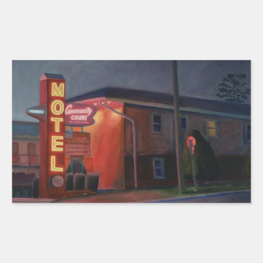 ナイトオンブロードウェイ2003 長方形シール (正面)