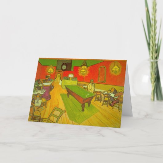 ナイトカフェバイビンセントヴァンゴッホ カード (正面)